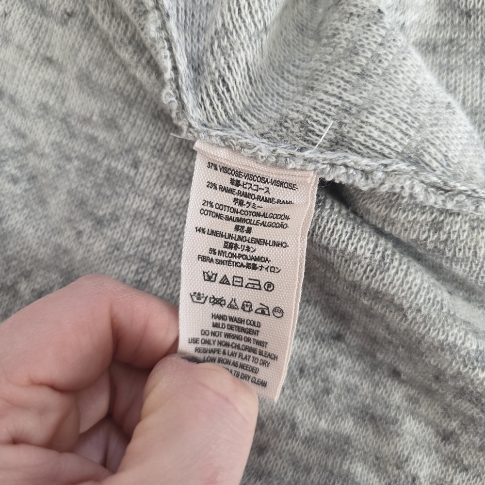 Free People Never Again Hook & eye Cardigan Size XS - Picture 5 of 6